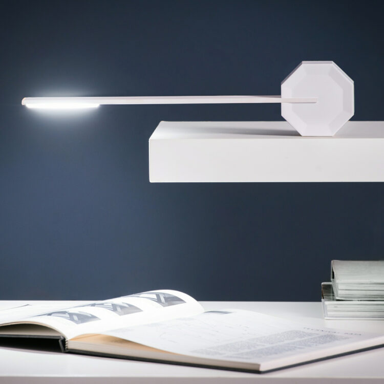 Octagon One Portable Desk Lamp - White