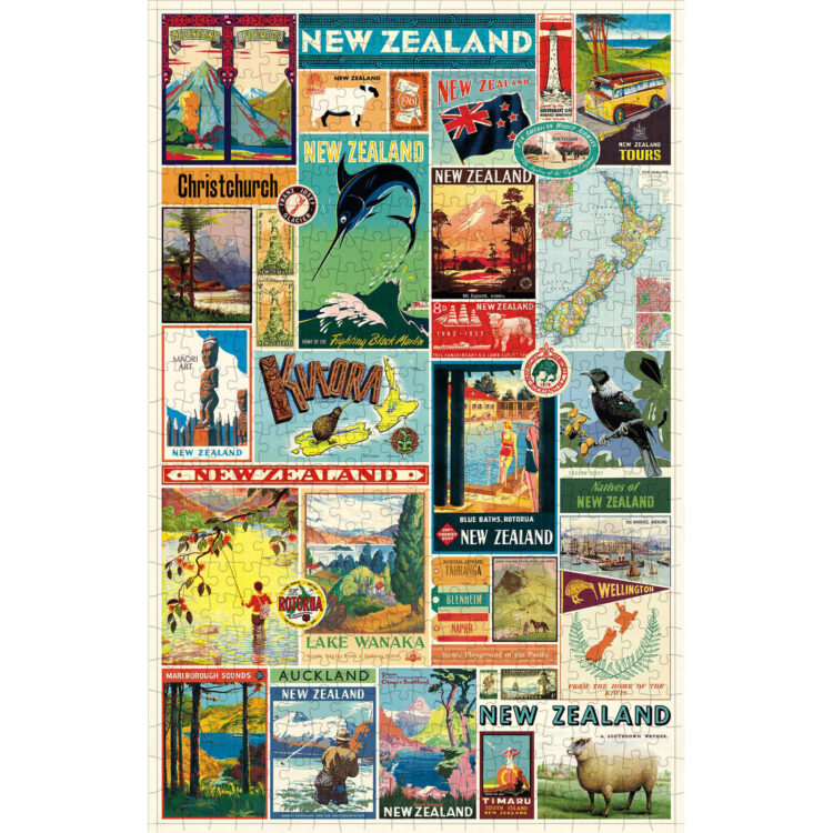 Vintage Puzzle 500pc - New Zealand Images