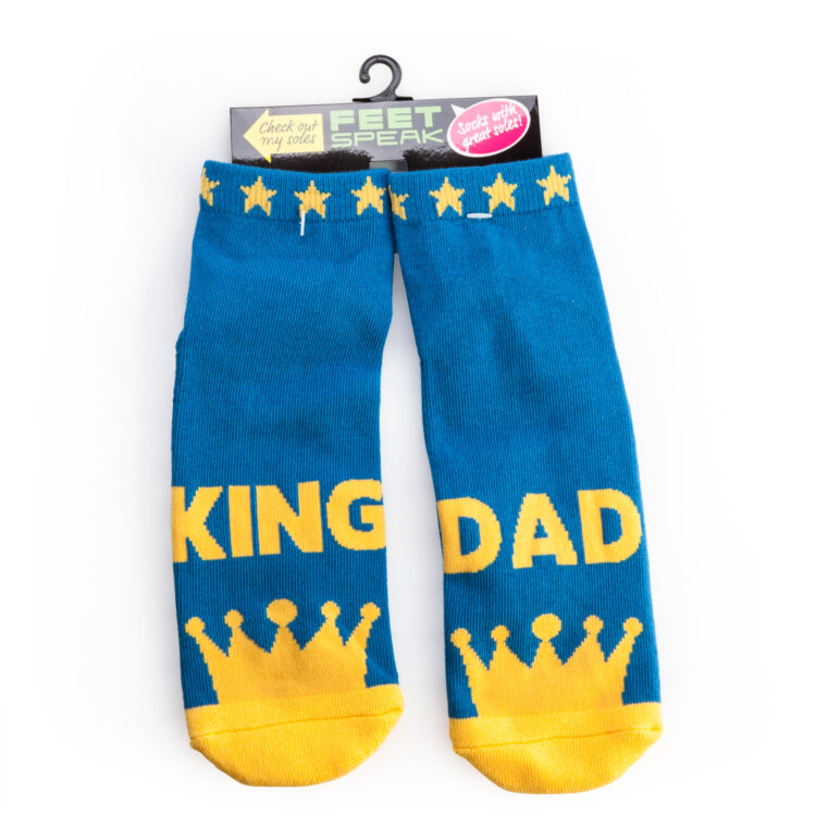 Feet Speak Socks - King Dad