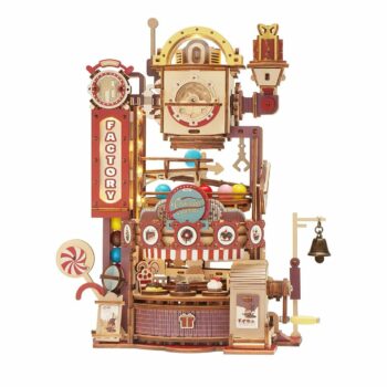 ROKR Chocolate Factory Marble Run Wooden 3D Puzzle
