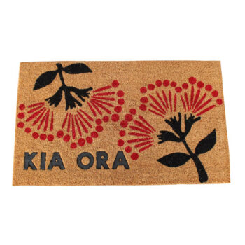Coir Doormat - Kia Ora Pohutukawa