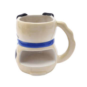 Puppy Snack Mug with Built In Biscuit Holder