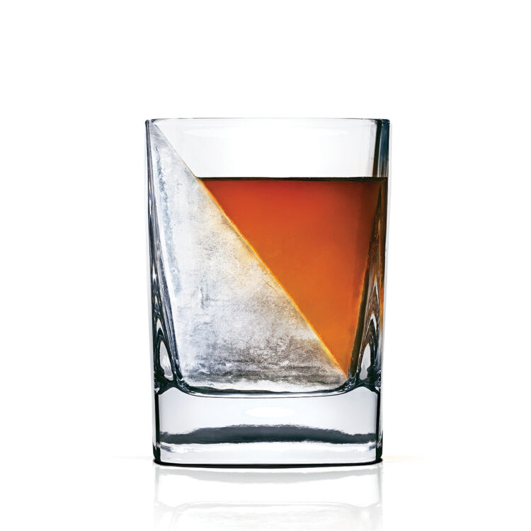 Whisky Wedge Whisky Glass with Ice Mold