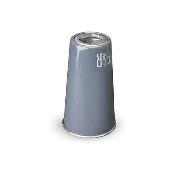 Bottle Opener Pint Cup Set of 2 - Grey