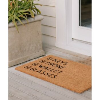 Coir Doormat - Checklist