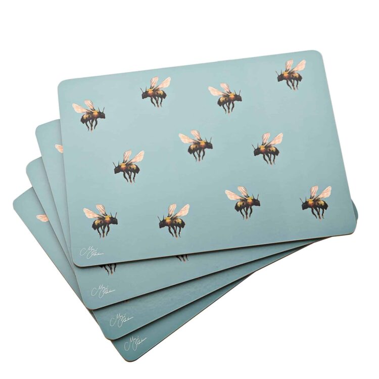 Watercolour Bee Placemat Set of 4