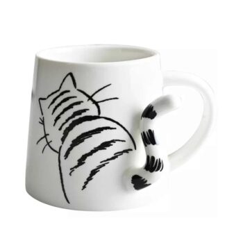 Embossed Cat Tail 3D Mug