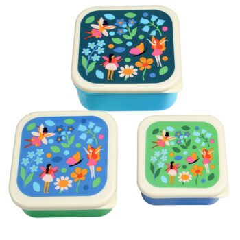 Fairies In The Garden Snack Boxes (Set of 3)