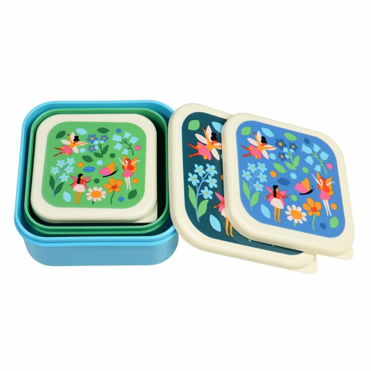 Fairies In The Garden Snack Boxes (Set of 3)