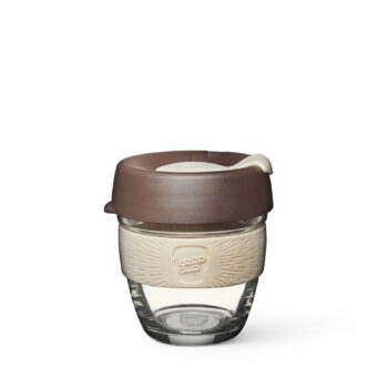 KeepCup Brew Reusable Glass Cup - Small 8oz - Roast