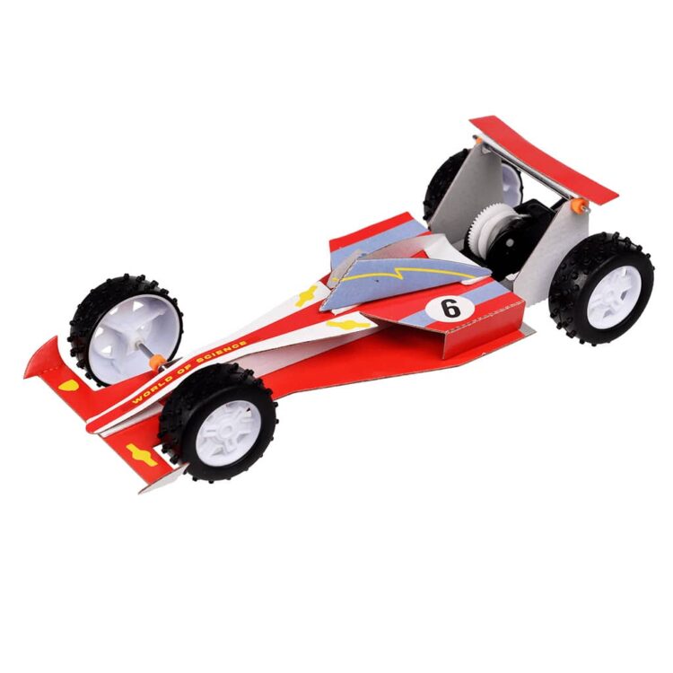 Make Your Own Spring Motor Powered Racing Car