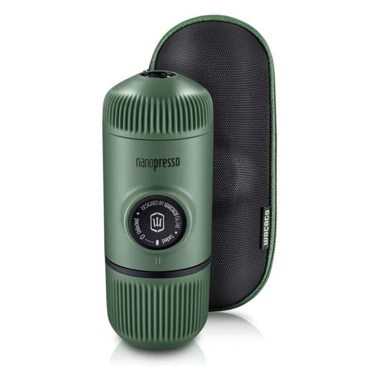 Nanopresso Portable Espresso Maker with Protective Case - Moss Green