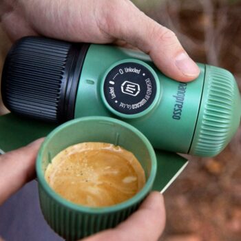 Nanopresso Portable Espresso Maker with Protective Case - Moss Green