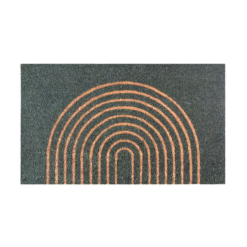 Coir Doormat - Arch - Green