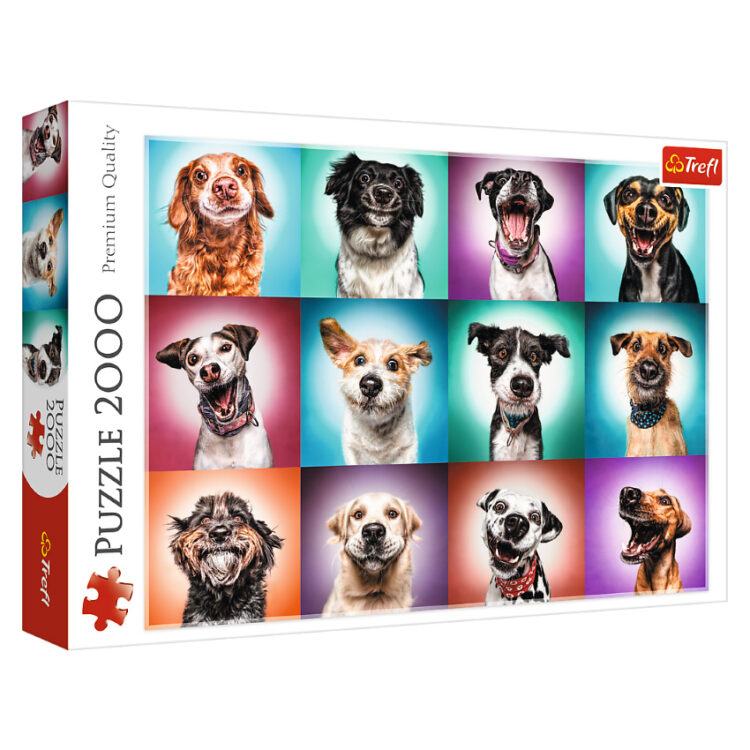 Funny Dog Portraits II 2000pc Jigsaw Puzzle