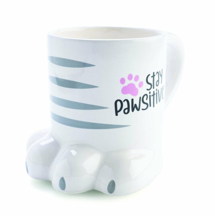 Furever Pets 3D Cat Pawsome Mug