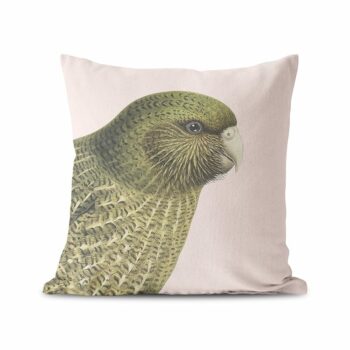 Hushed Pink Kakapo Cushion Cover