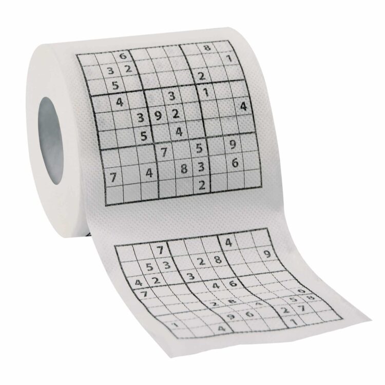 Do Not Disturb Sudoku Toilet Roll