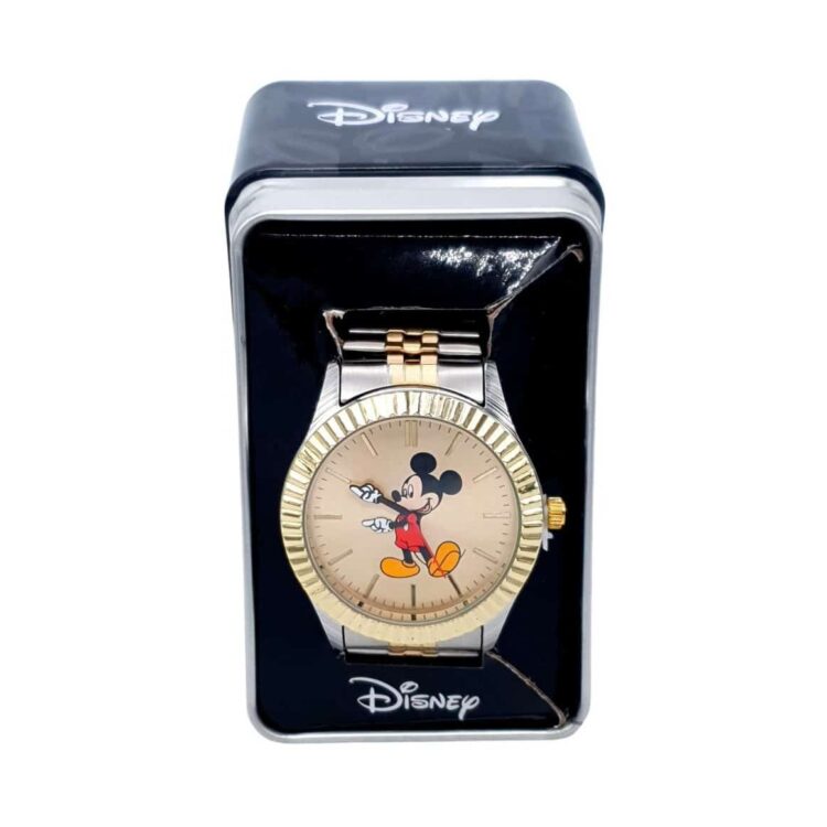 Disney Mickey Mouse Two-Tone Stainless Steel Watch