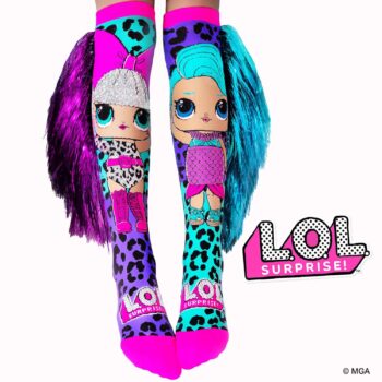 L.O.L Surprise Disco Dolls Socks - Kids & Adults Ages 6 – 99