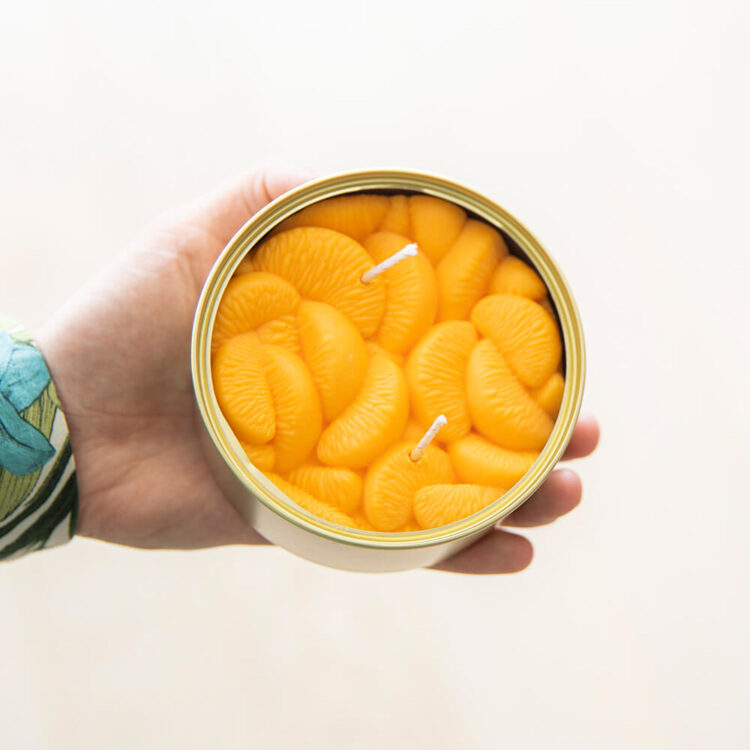 Gourmet Food Candle - Peeled Tangerines
