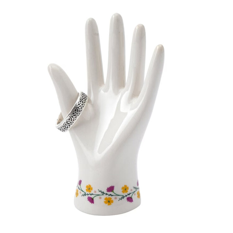 The Flower Market Mini Ceramic Hand Ring Holder