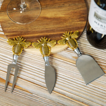 Bee Cheese Knife 3pc Set