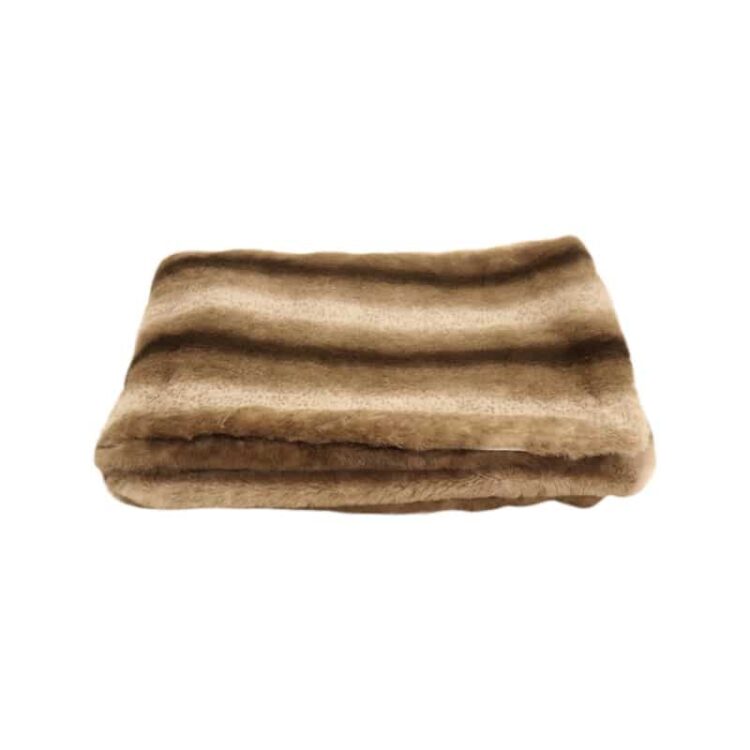 Faux Fur Throw - Mocha