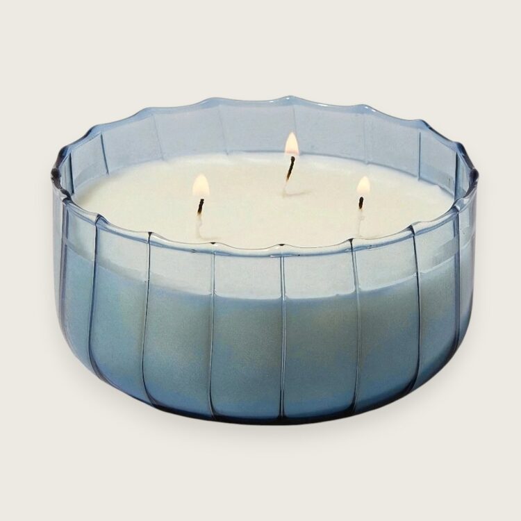 Ripple Candle 12oz - Peppered Indigo