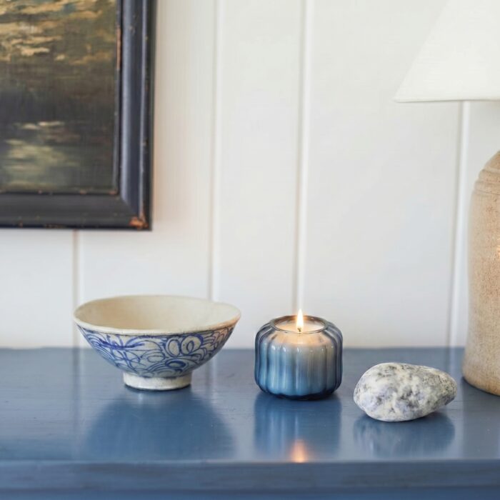 Ripple Candle 4.5oz - Peppered Indigo