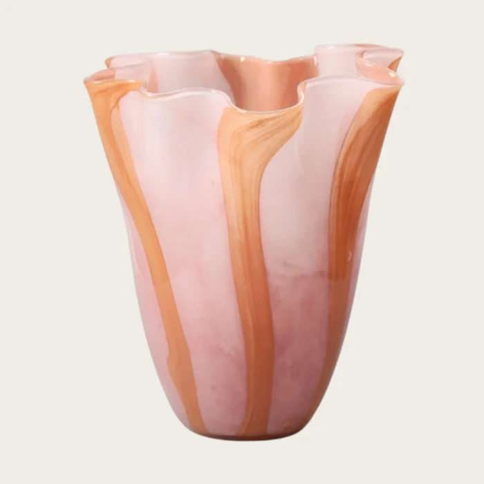 Medium Willow Handmade Sculptural Glass Vase